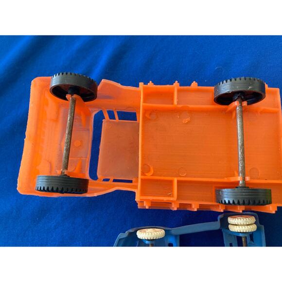 VTG Plastic Toy Vehicles Trucks Train Ideal and Unmarked - Picture 10 of 11